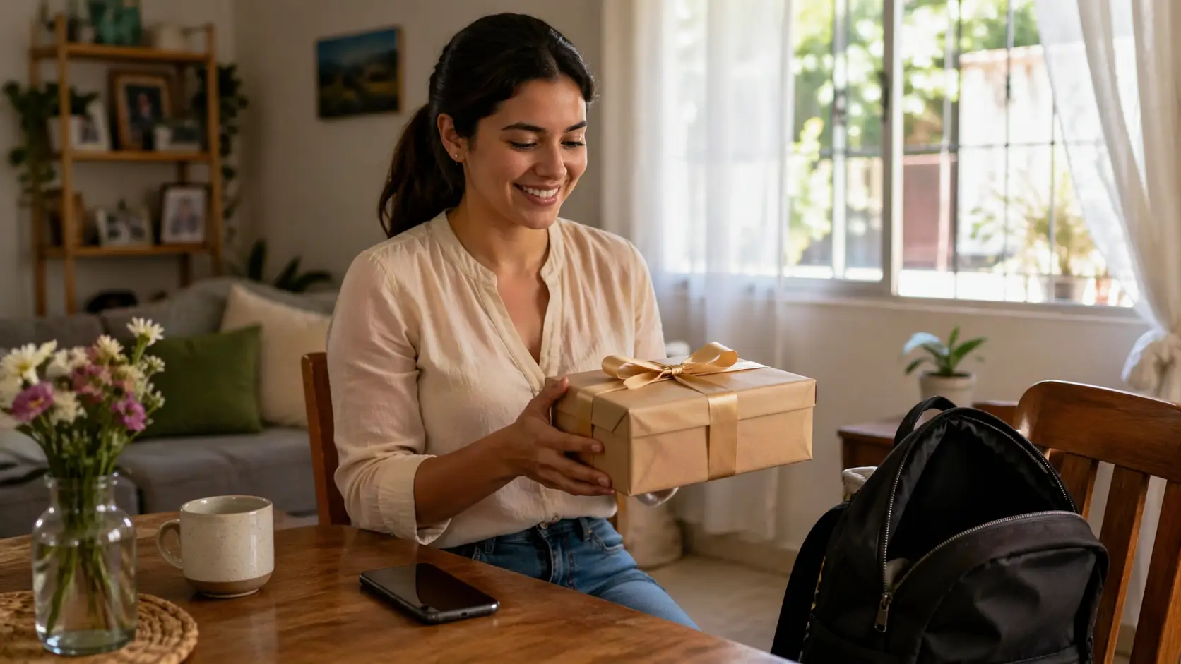 Mujer en Managua recibe el regalo perfecto a tiempo en su casa con entrega rápida desde Estados Unidos